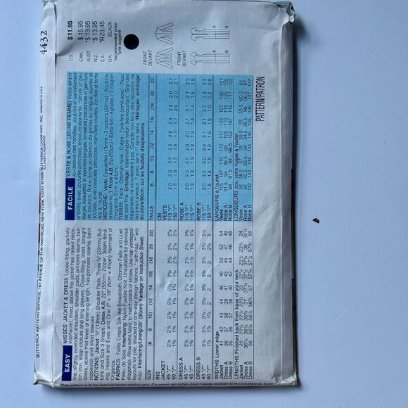 Rimini Designed Womens Dress and Jacket for Butterick Pattern 4432 - Picture 2 of 3